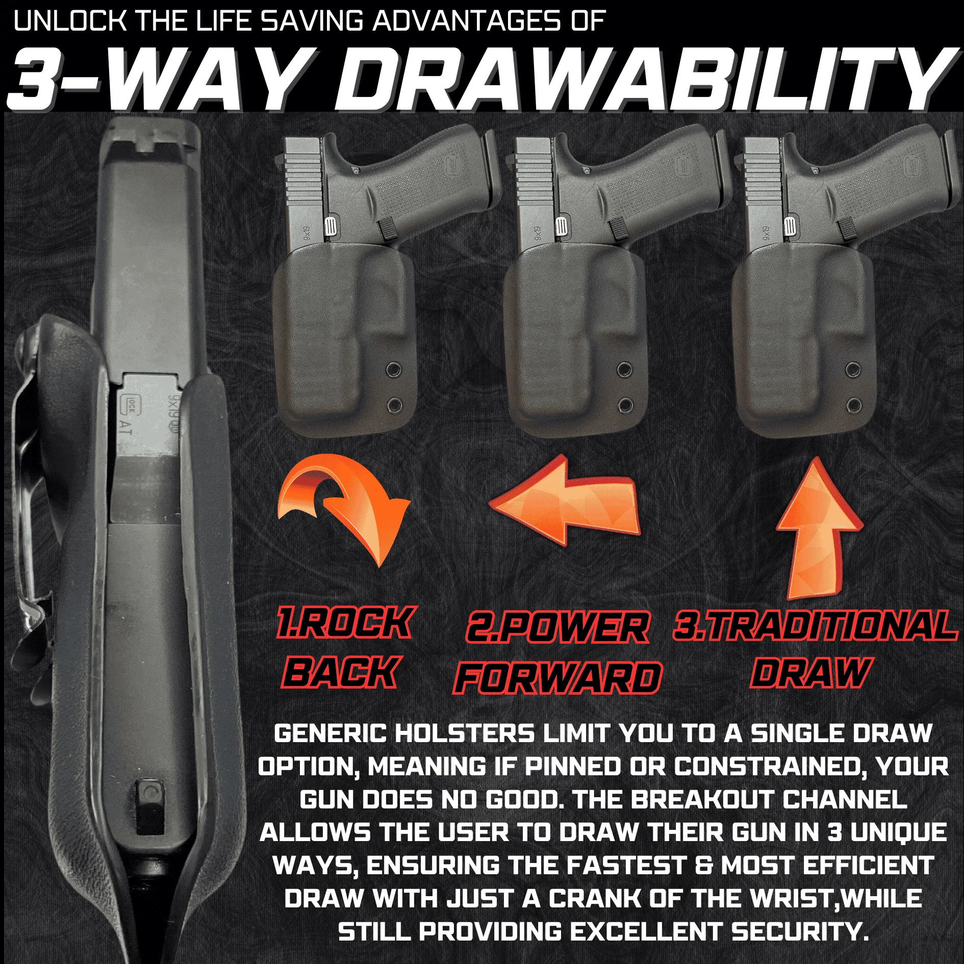 Breakout 2.0 IWB Holster | Rapid Access, Complete Concealment, and All-Day Comfort - Image 14