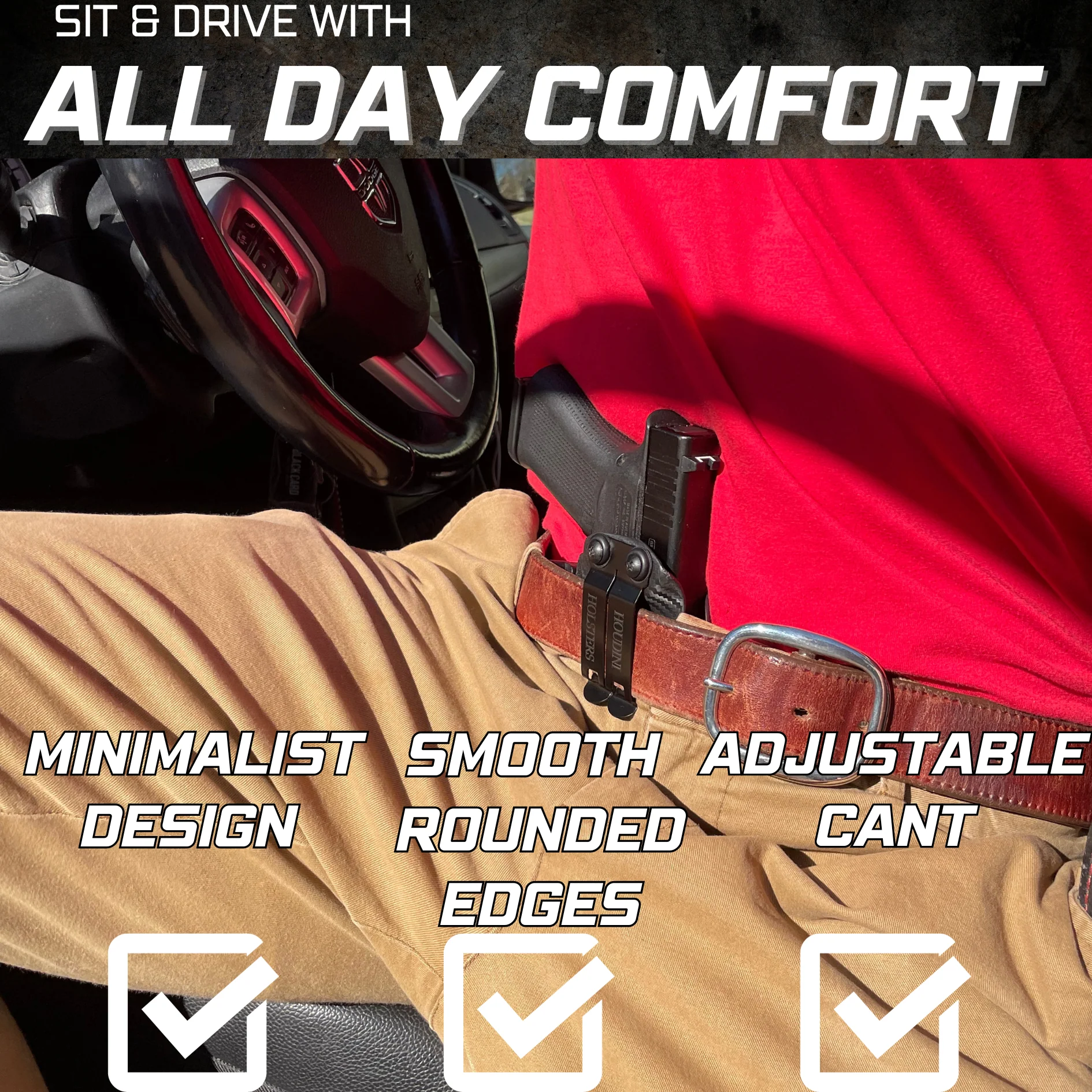 Breakout 2.0 IWB Holster | Rapid Access, Complete Concealment, and All-Day Comfort - Image 15