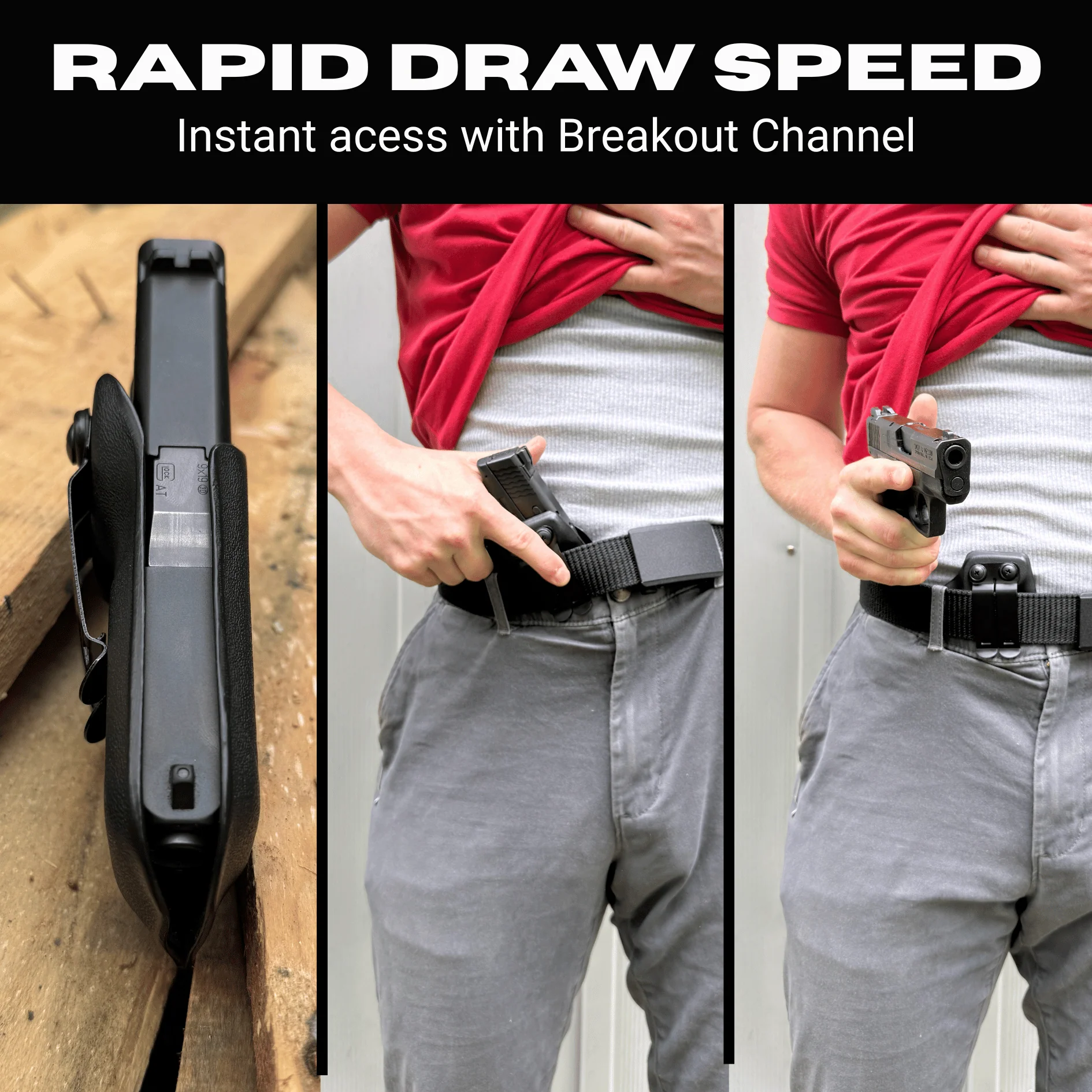 Breakout 2.0 IWB Holster, Built for Maximum Concealment. - Image 3