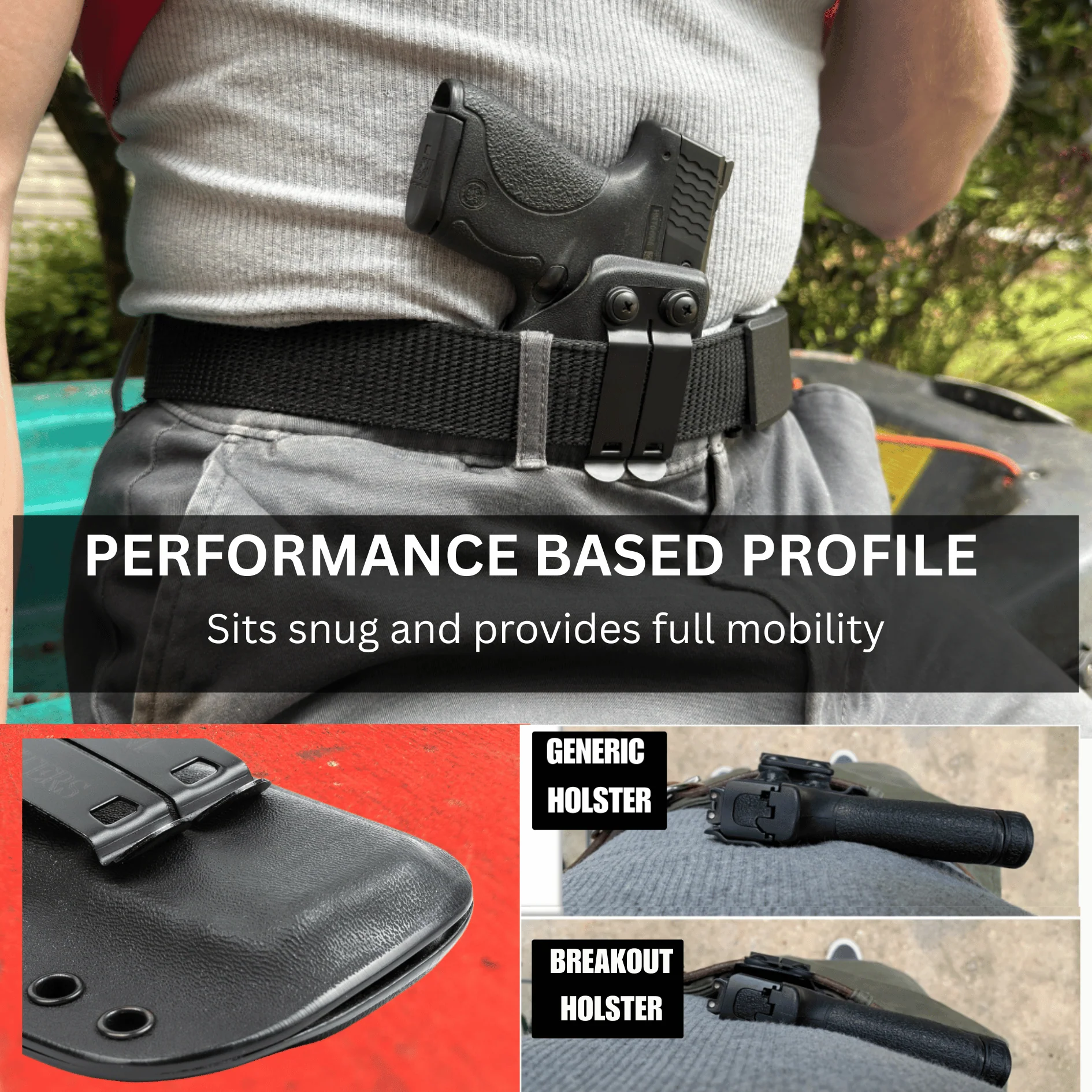 Breakout 2.0 IWB Holster, Built for Maximum Concealment. - Image 4
